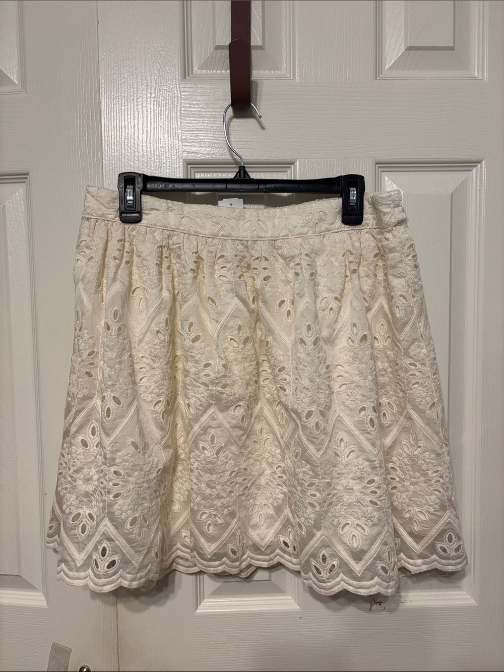Skies Are Blue Ravi Eyelet Mini Skirt